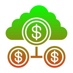 Cloud Money Icon