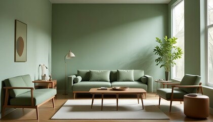 Photo interior modern design room 3d illustration