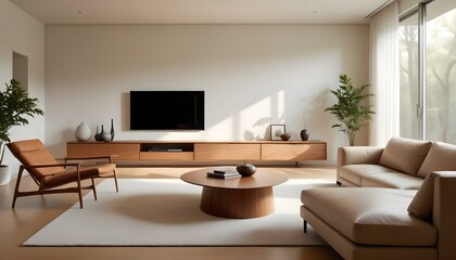Photo interior modern design room 3d illustration