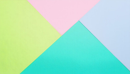 Minimalist geometric background with pastel color