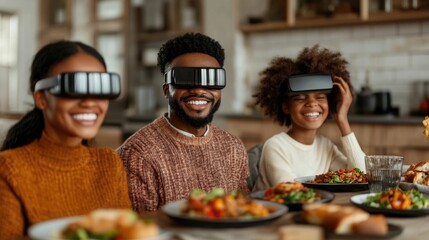 A family savoring a home cooked meal sharing time and creating lasting memories around the dining table