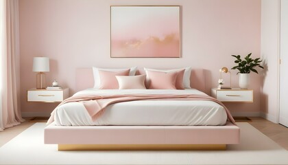 Photo interior modern design room 3d illustration