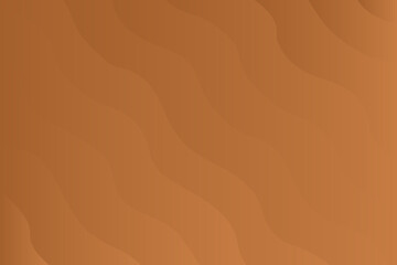 Abstract wavy pattern, brown shades organic background. Aesthetic groovy chocolate or coffee color wallpaper with geometric curvy lines texture. Perfect for elegant presentation, web banner, poster