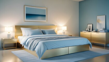 Photo interior modern design room 3d illustration