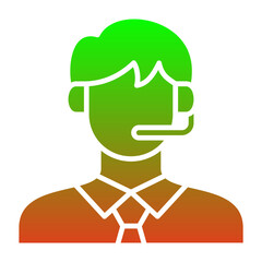 Customer Service Agent Icon