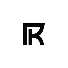 KR logo design concept