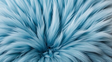 Obraz premium Close-up of soft blue fur, showing delicate texture.