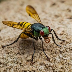 Fototapeta premium close up of a fly