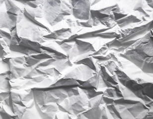 Obraz premium White crinkled paper texture background and Glued paper wrinkled effect