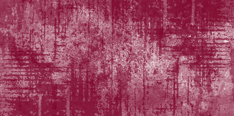 Obraz premium Light and dark bright modern rustic grungy watercolor magenta red cracked vintage background, grungy metal surface with rustic scratches watercolor abstract white background texture.