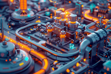 Exploring the Automation and Industry Devices in a Smart Factory Environment. Concept Smart Factory