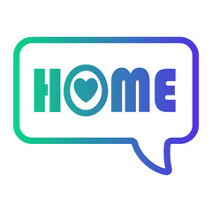communication Line Gradient Icon