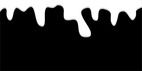 Black and white slime abstract shape vector design, eps 3