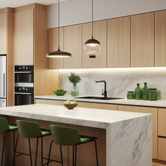 Modern Kitchen: A Blend of Luxury and Functionality