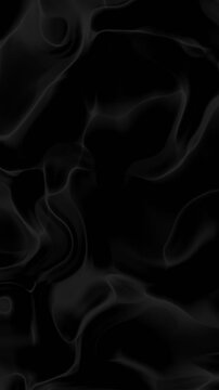 Animated Black background with swirling, liquid shapes, perfect for abstract design projects, backgrounds, digital art, and motion graphics projects.