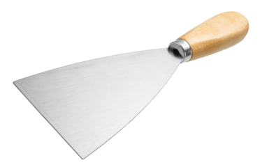 Putty knife scraper isolated