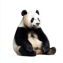 Fototapeta premium Panda full body shot isolated on white background