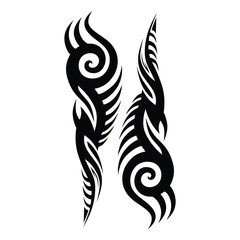Tattoo designs. Tattoo tribal vector designs. Art tribal tattoo.