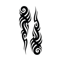 Tattoo designs. Tattoo tribal vector designs. Art tribal tattoo.