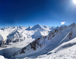 Lake Between Forests And Mountains