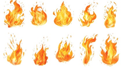 Dynamic Textures and Elements: A Collection of Flames, Frames, and Abstract Surfaces for Creative Designs