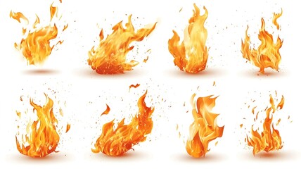 Dynamic Textures and Elements: A Collection of Flames, Frames, and Abstract Surfaces for Creative Designs