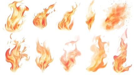 Dynamic Textures and Elements: A Collection of Flames, Frames, and Abstract Surfaces for Creative Designs