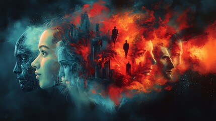 Illustrated mind map film genres exploring drama comedy thriller scifi and documentary styles