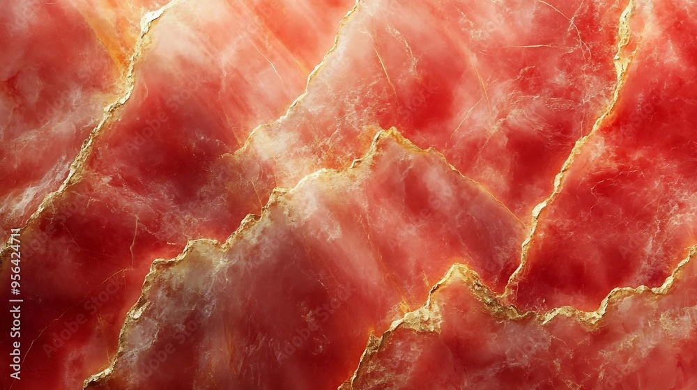 Fototapete red marble pattern texture use as background with blank space for design red brown marble texture for luxury concept background abstract marble texture natural patterns for design red  : Generative AI