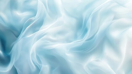 Obraz premium Soft, elegant background with light blue and white hues, gently blurred for a luxurious and serene look. -