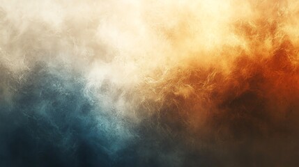 Obraz premium Abstract, blurred background with orange, yellow, and blue colors.