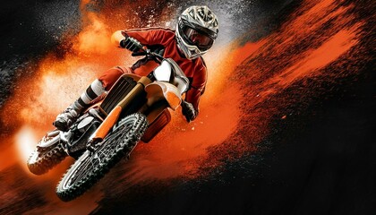 Grunge red black orange texture for extreme sportwear, racing, cycling, football, motocross, basketball, gridion, travel, backdrop, wallpaper, poster