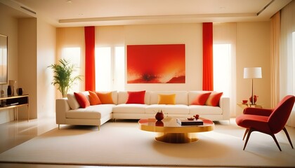 Photo interior modern design room 3d illustration