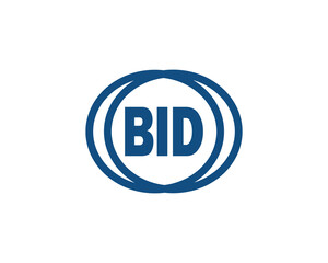 BID logo design vector template. BID