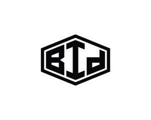 BID logo design vector template. BID