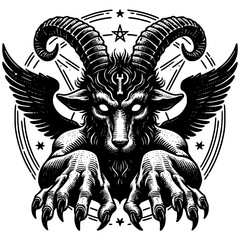 Vintage Baphomet Illustration
