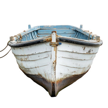 recommend clip art: Old wooden boat  object isolated on transparent png.