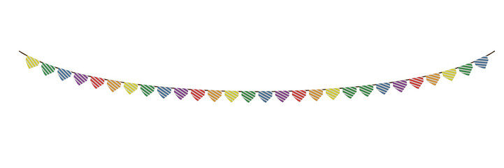 Festive and Fun: This colorful garland is the perfect way to add a touch of fun and excitement to any celebration.