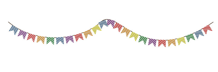 Obraz premium Festive Celebration Banner: Brighten up any occasion with this cheerful and colorful banner, perfect for parties, birthdays, or anniversaries.