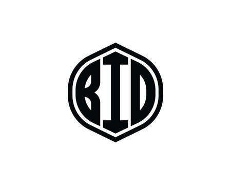 BID logo design vector template. BID