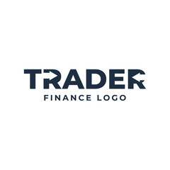 Trading, trade, currency investment logo design.