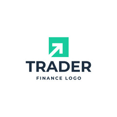 Trading, trade, currency investment logo design.