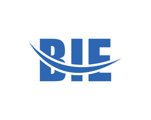BIE logo design vector template. BIE
