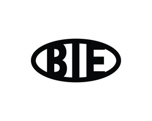 BIE logo design vector template. BIE