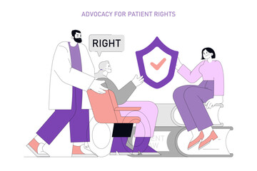 World Alzheimers Month. Flat Vector Illustration