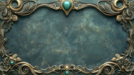 Art Nouveau Frame Border Ornament