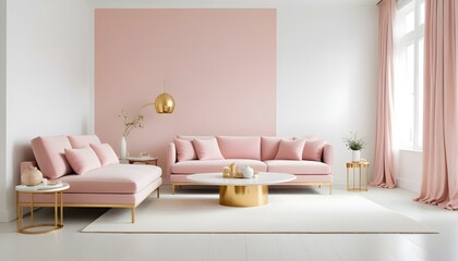 Photo interior modern design room 3d illustration