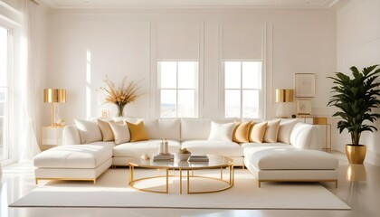 Photo interior modern design room 3d illustration