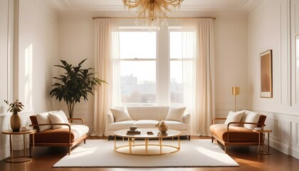 Photo interior modern design room 3d illustration