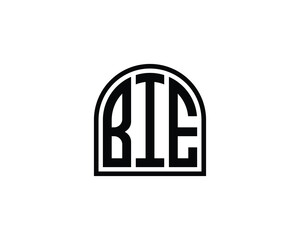 BIE logo design vector template. BIE